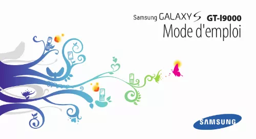 Mode d'emploi SAMSUNG GALAXY S I9000