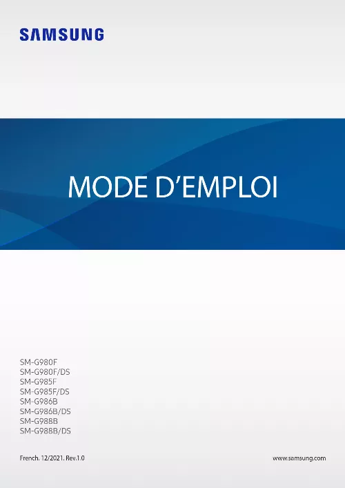 Mode d'emploi SAMSUNG GALAXY S20+