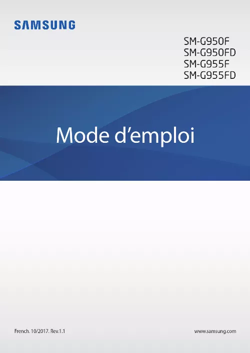 Mode d'emploi SAMSUNG GALAXY S8+