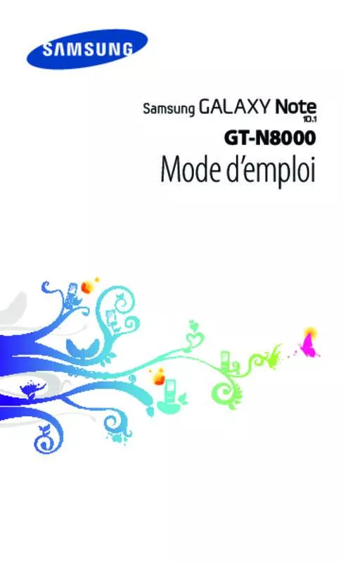 Mode d'emploi SAMSUNG GALAXY TAB 3 10.1 GT-P5210
