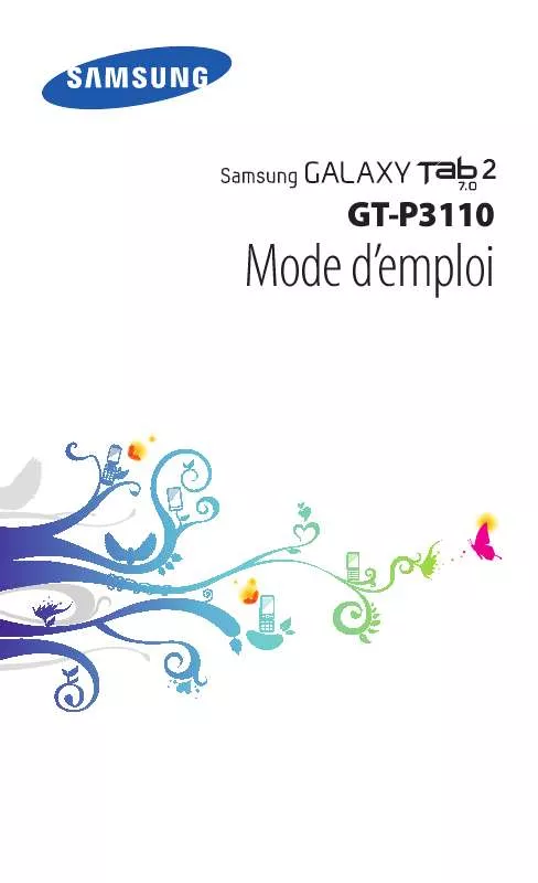 Mode d'emploi SAMSUNG GALAXY TAB 7.0 GT-P3110