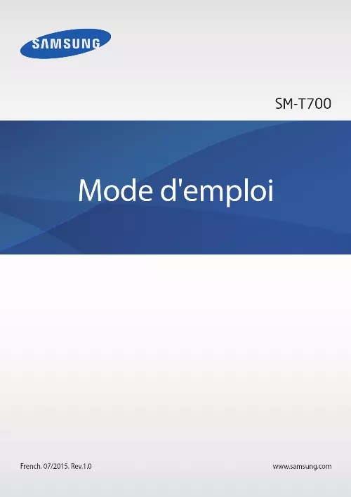 Mode d'emploi SAMSUNG GALAXY TAB S 8.4 SM-T700