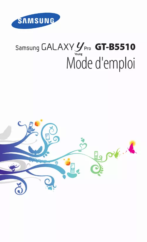 Mode d'emploi SAMSUNG GALAXY Y PRO B5510