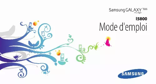 Mode d'emploi SAMSUNG GT-I5800