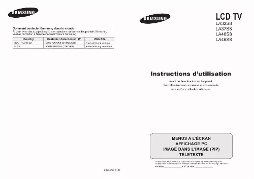 Mode d'emploi SAMSUNG LA32S81B