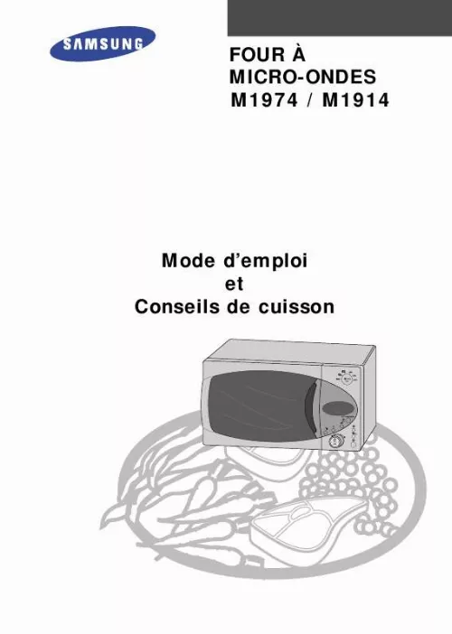 Mode d'emploi SAMSUNG M1914A