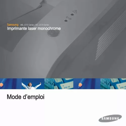 Mode d'emploi SAMSUNG ML-2570