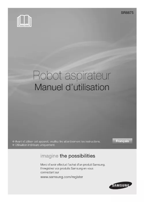 Mode d'emploi SAMSUNG NAVIBOT SILENCIO