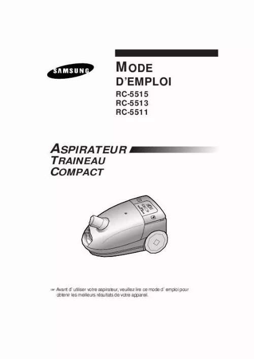 Mode d'emploi SAMSUNG RC-5514T