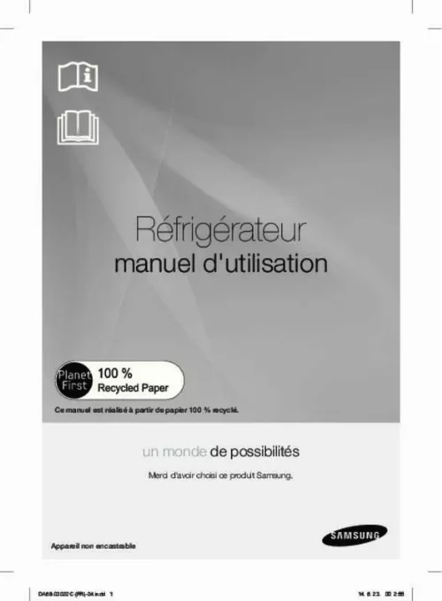 Mode d'emploi SAMSUNG RF24HSESBSR