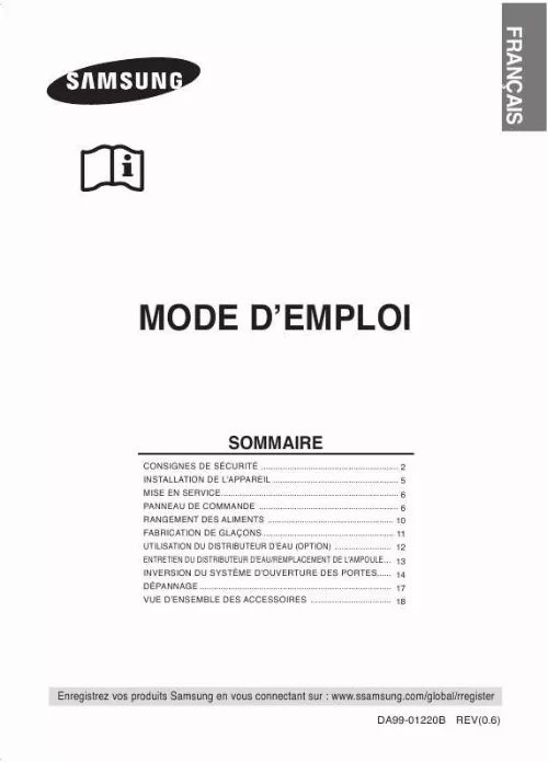 Mode d'emploi SAMSUNG RL38HCPS