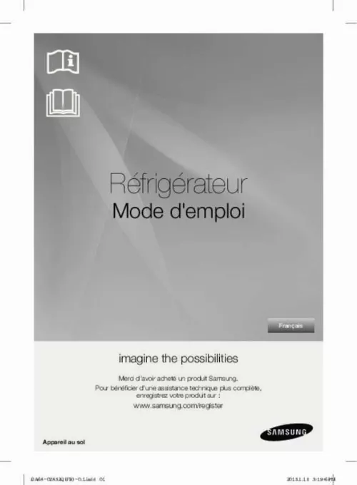 Mode d'emploi SAMSUNG RT32FARADWW