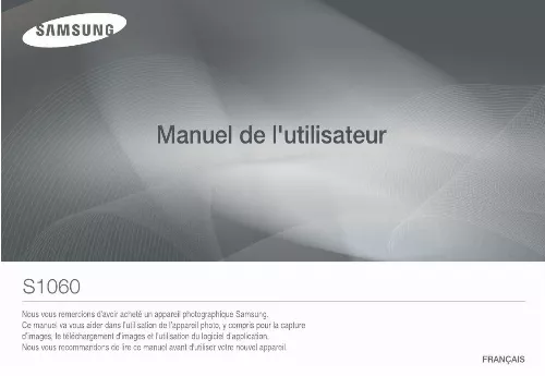 Mode d'emploi SAMSUNG S1060 SILVER