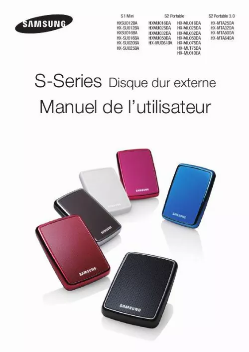 Mode d'emploi SAMSUNG S2 PORTABLE 3.0