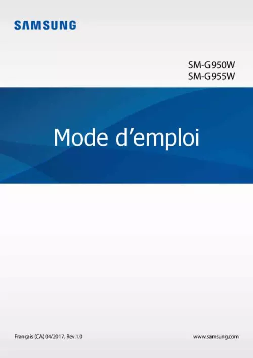 Mode d'emploi SAMSUNG S8 FLOU