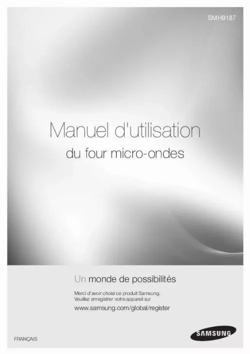 Mode d'emploi SAMSUNG SMH9187ST