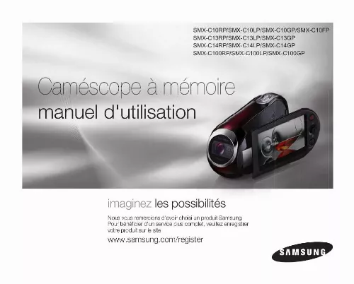 Mode d'emploi SAMSUNG SMX-C100LP