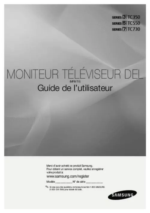 Mode d'emploi SAMSUNG T24C550ND