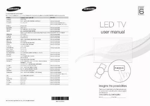 Mode d'emploi SAMSUNG UE32D6530WS