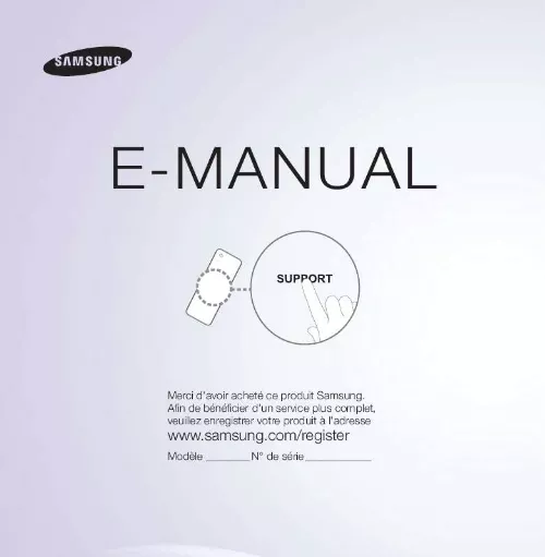 Mode d'emploi SAMSUNG UE40ES6300