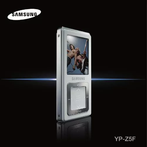 Mode d'emploi SAMSUNG YP-Z5FAB