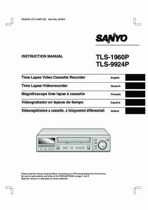 Mode d'emploi SANYO TLS-9924P
