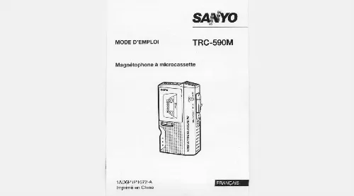 Mode d'emploi SANYO TRC-590M