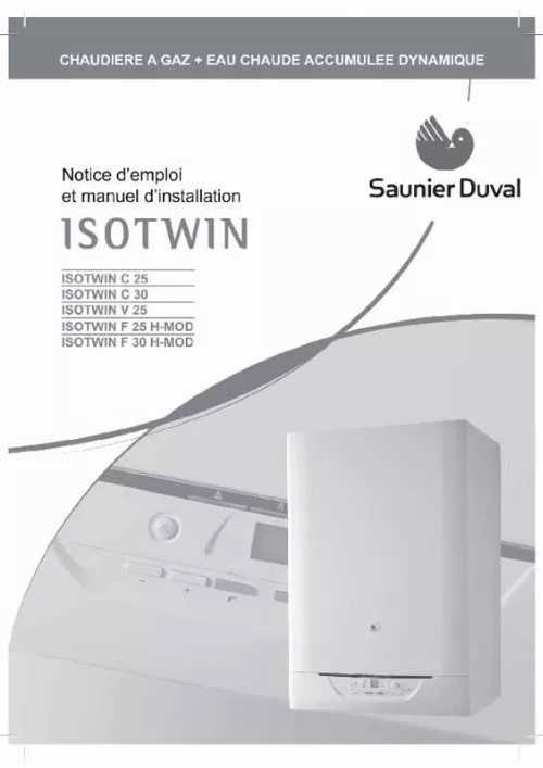 Mode d'emploi SAUNIER DUVAL ISOTWIN C30E CF 30 KW