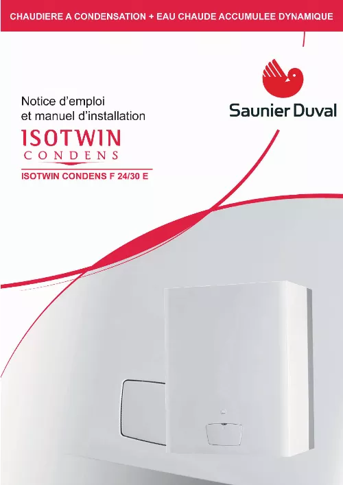 Mode d'emploi SAUNIER DUVAL ISOTWIN C30E CF