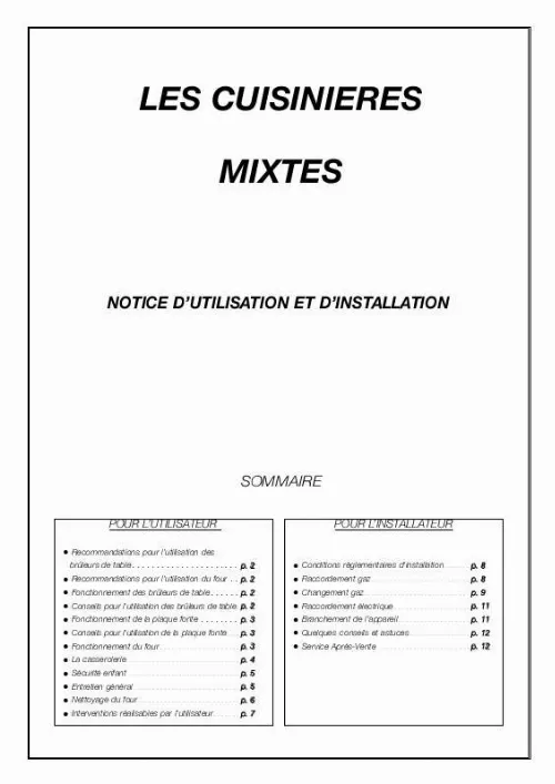 Mode d'emploi SAUTER TP14C