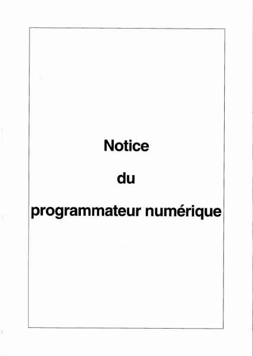 Mode d'emploi SAUTER TP6811