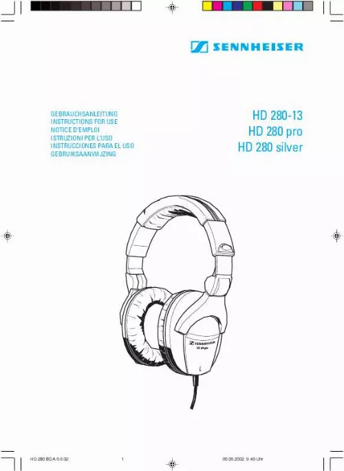 Mode d'emploi SENNHEISER HD 280-13