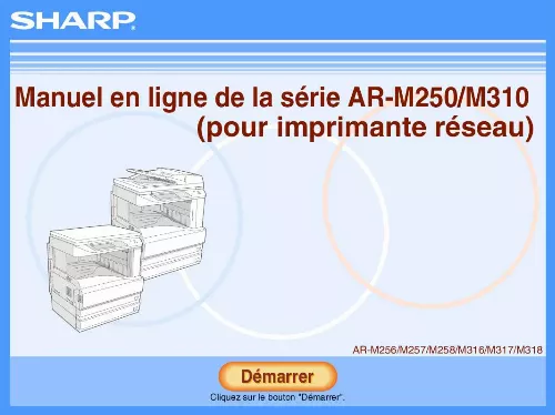 Mode d'emploi SHARP AR-M310