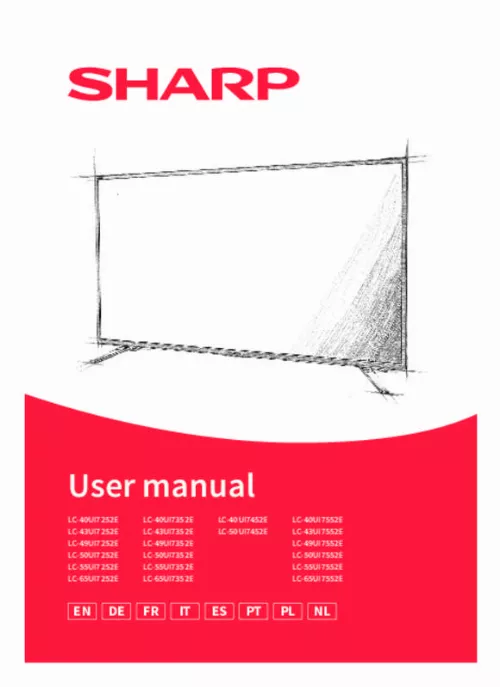 Mode d'emploi SHARP LC-70UI9362E