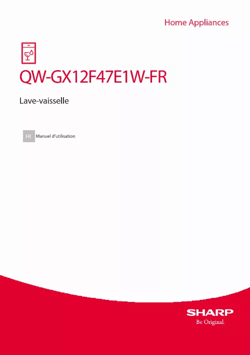 Mode d'emploi SHARP QW-GX12F471W