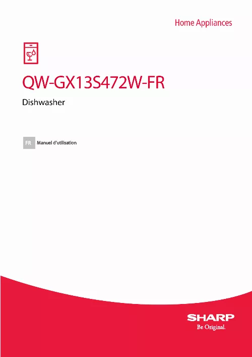Mode d'emploi SHARP QW-GX13S472W