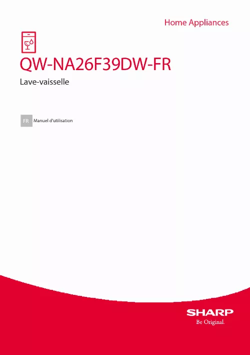 Mode d'emploi SHARP QW-NA26F39DW