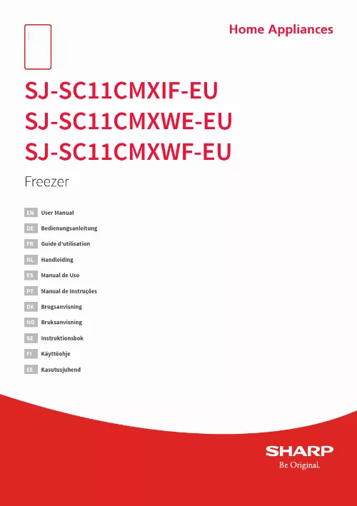 Mode d'emploi SHARP SJ-SC11CMXWF-EU