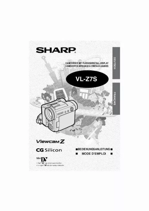 Mode d'emploi SHARP VLZ7S