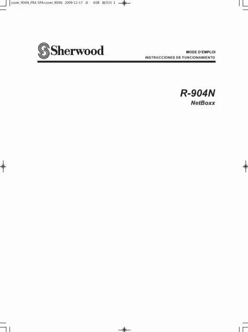 Mode d'emploi SHERWOOD R-904N