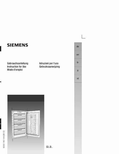 Mode d'emploi SIEMENS GI18DA65/01