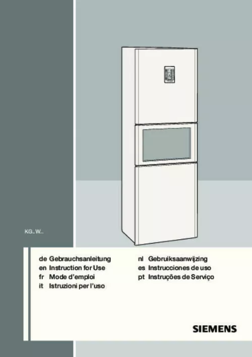 Mode d'emploi SIEMENS KG29WE60