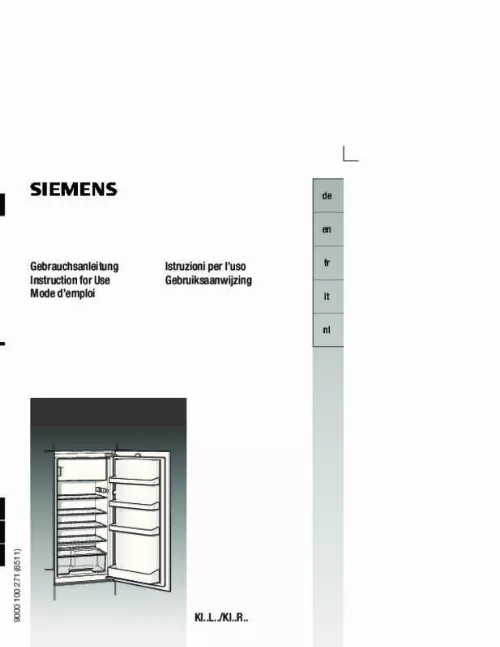 Mode d'emploi SIEMENS KI20RV60