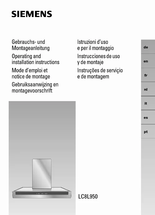 Mode d'emploi SIEMENS LC8L950