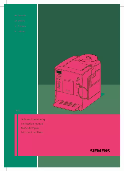 Mode d'emploi SIEMENS TES50354DE