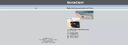 Mode d'emploi SILVERCREST KH 2198 PROJECTION ALARM CLOCK