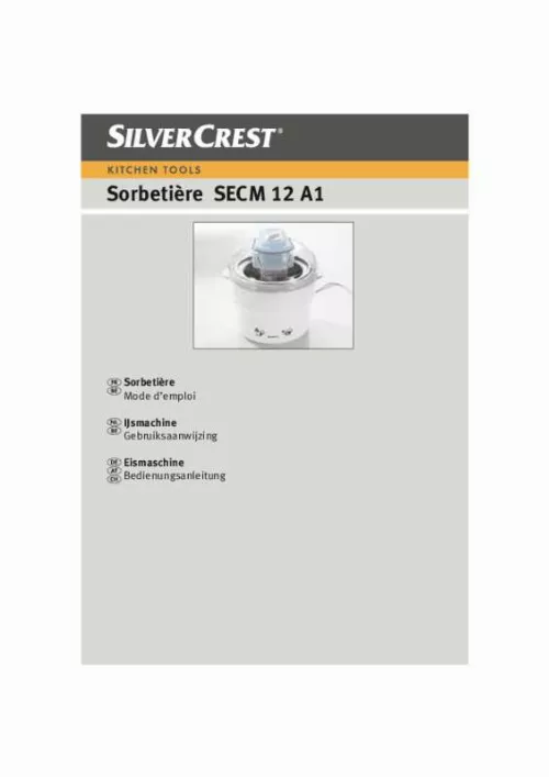 Mode d'emploi SILVERCREST SECM 12 A1