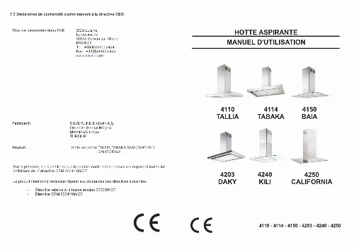 Mode d'emploi SILVERLINE 4110