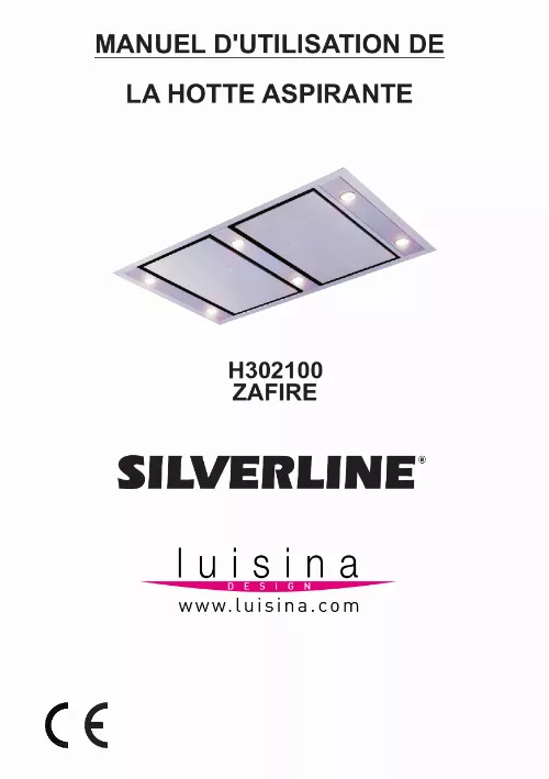 Mode d'emploi SILVERLINE H302100 015