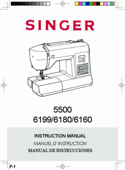 Mode d'emploi SINGER BRILLIANCE 6160